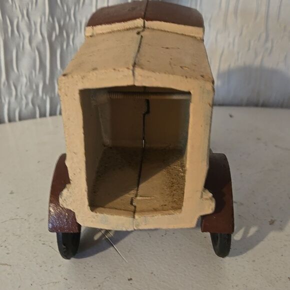 Vintage Cast Iron Toy I. M. MacDonald Fresh Farm Produce Delivery Truck - Picture 9 of 10